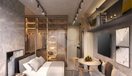 Apartamento à venda com 1 quarto em Campo Belo, São Paulo, SP