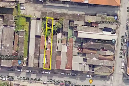 Terreno à venda por R$ 484.000,00 - Vila Nova - Santos/SP