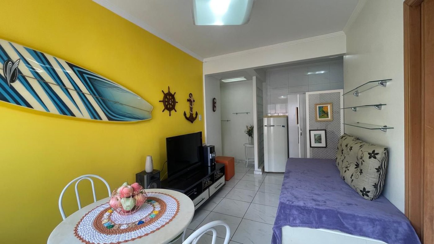 Apartamento com 1 dormitório à venda, 37 m² por R$ 390.000,00 - Boqueirão - Santos/SP