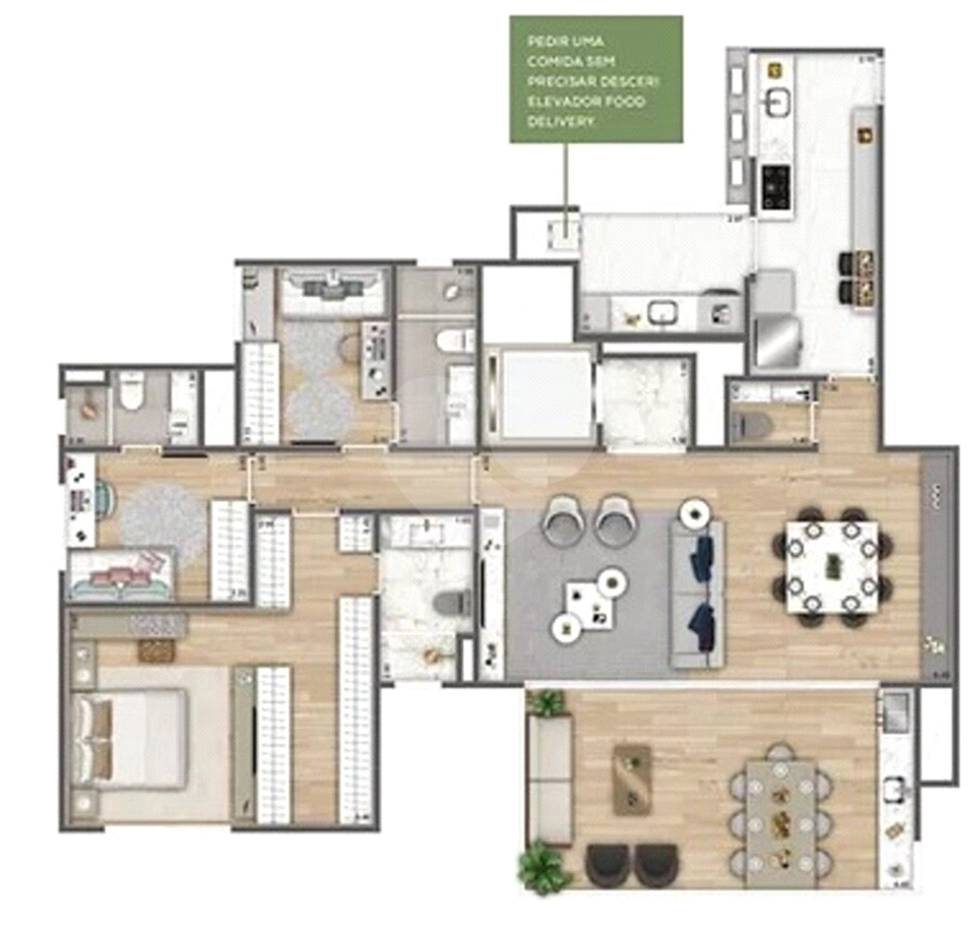 Apartamento à venda com 3 suítes em Vila Sofia, São Paulo, SP
