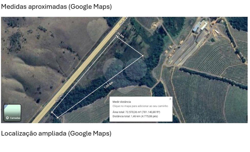 TERRENO À VENDA – 7,26 HECTARES NA RODOVIA FERNÃO DIAS (MG)
