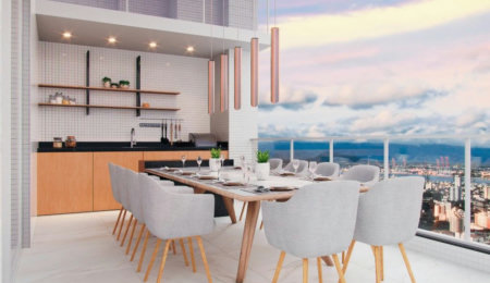 Apartamento Duplex com 4 dormitórios à venda, 500 m² por R$ 8.425.400,00 - Ponta da Praia - Santos/SP