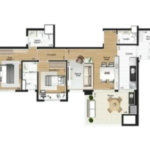 Apartamento à venda com 3 quartos, sendo 2 suítes, em Vila Andrade, São Paulo, SP
