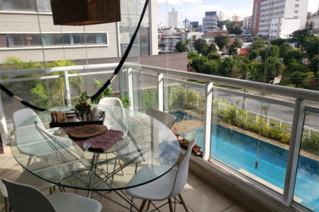 Flat à venda com 2 quartos, sendo 1 suíte,  no Centro, São Bernardo do Campo, SP