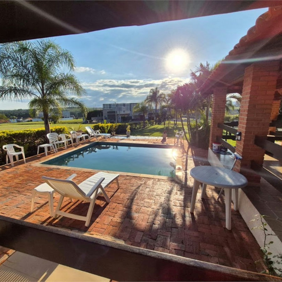 Chácara com 3 dormitórios à venda, 1200 m² por R$ 870.000,00 - Condomínio Ninho Verde II - Pardinho/SP