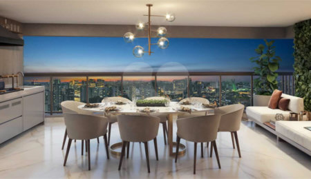 Apartamento à venda com 2 quartos, sendo 1 suíte,  em Brooklin, São Paulo, SP