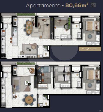 Apartamento 80m² 1