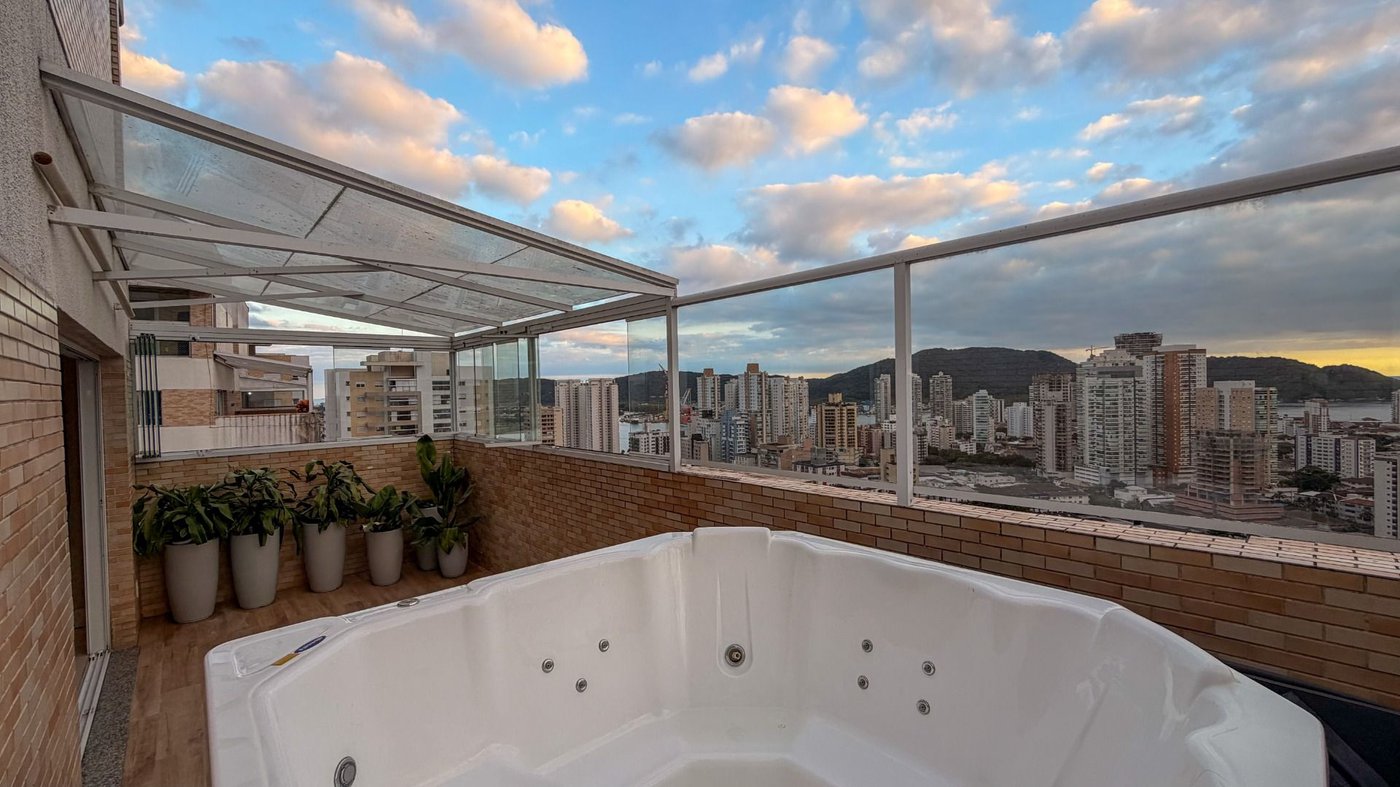 Cobertura Duplex com Vista para o Mar | 3 Suítes, SPA Privativo, Porteira Fechada e Lazer Completo
