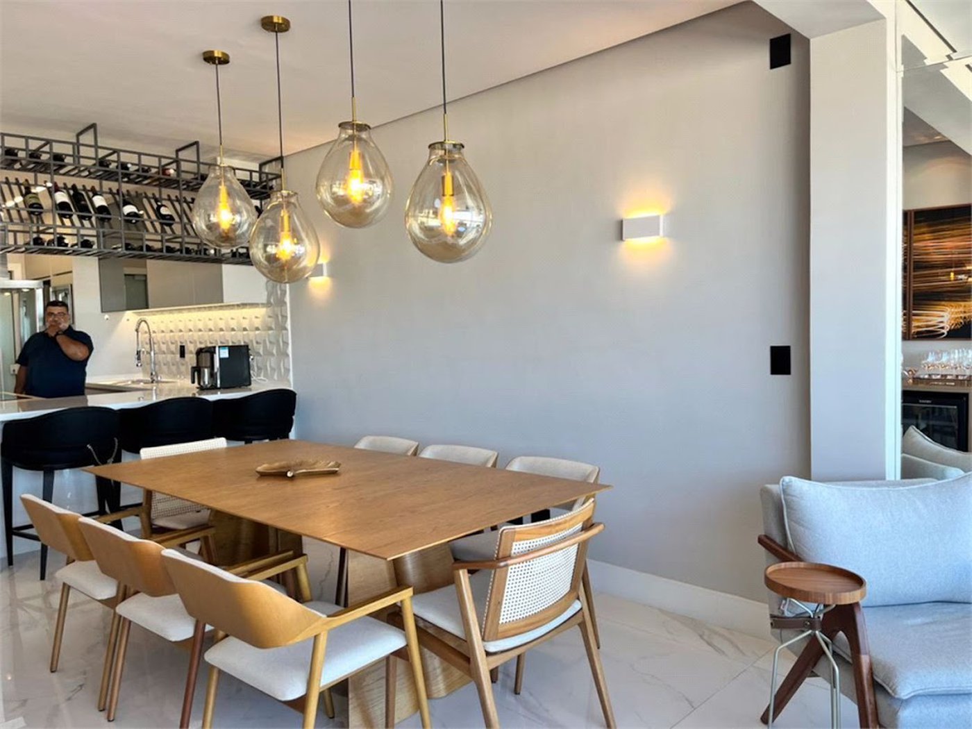 Apartamento com 1 quarto com hidromassagem e vista para o mar à venda em Aparecida - SP