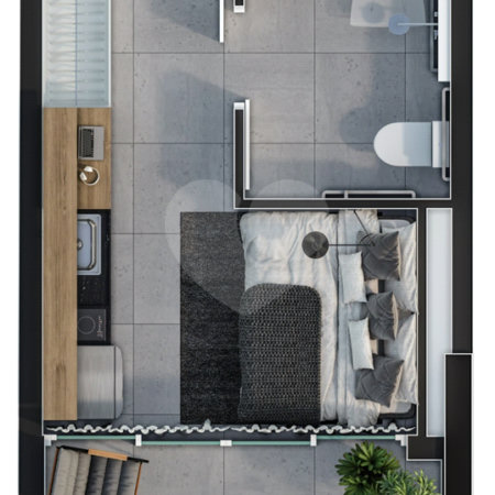Apartamento à venda com 1 quarto em Jardim Paulista, São Paulo, SP