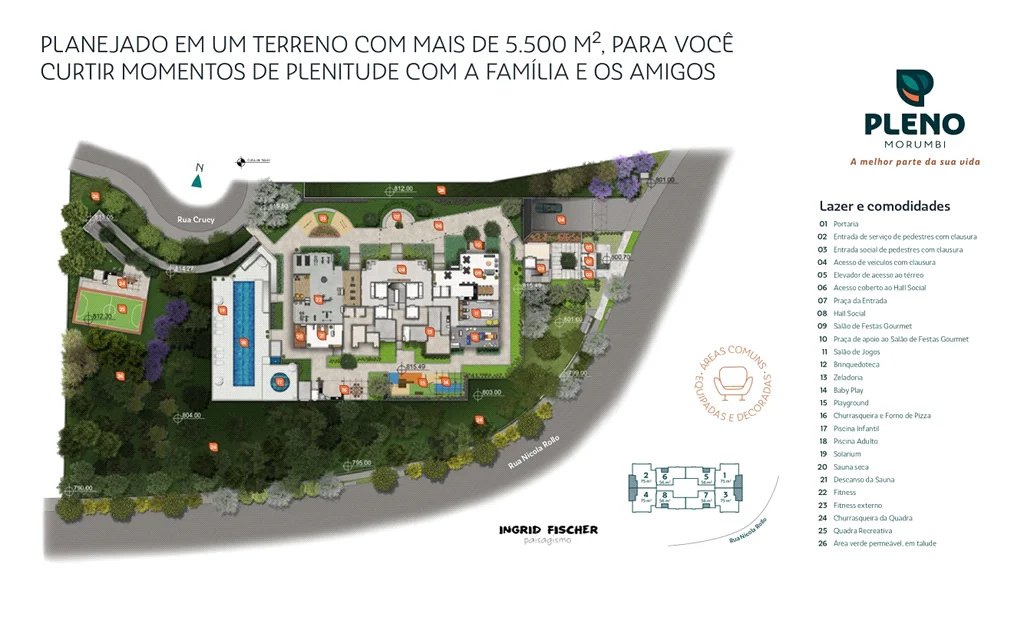Apartamento à venda com 2 quartos, sendo 1 suíte,  em Vila Andrade, São Paulo, SP