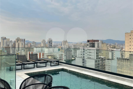 Apartamento à venda ou para alugar com 1 suíte em República, São Paulo, SP