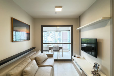 Apartamento à venda com 2 quartos, sendo 1 suíte,  em Brooklin, São Paulo, SP