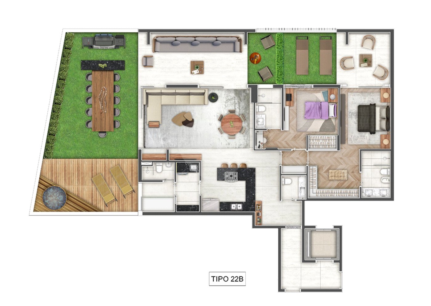 Apartamento à venda com 3 suítes em Cidade Jardim, São Paulo, SP