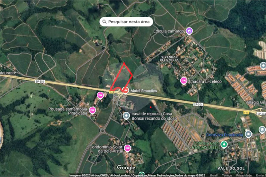 Área Estratégica para Negócios – Rodovia SP-304 (Km 179) – Piracicaba-SP / Ártemis