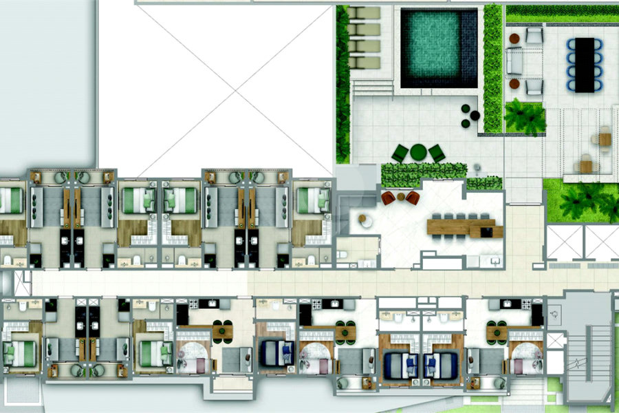 Studio 24m² | Condomínio Living In Vergueiro