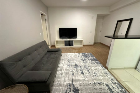 Apartamento para locação no Campo Belo com 51m², com 1 dormitório, 1 vaga, e lazer completo