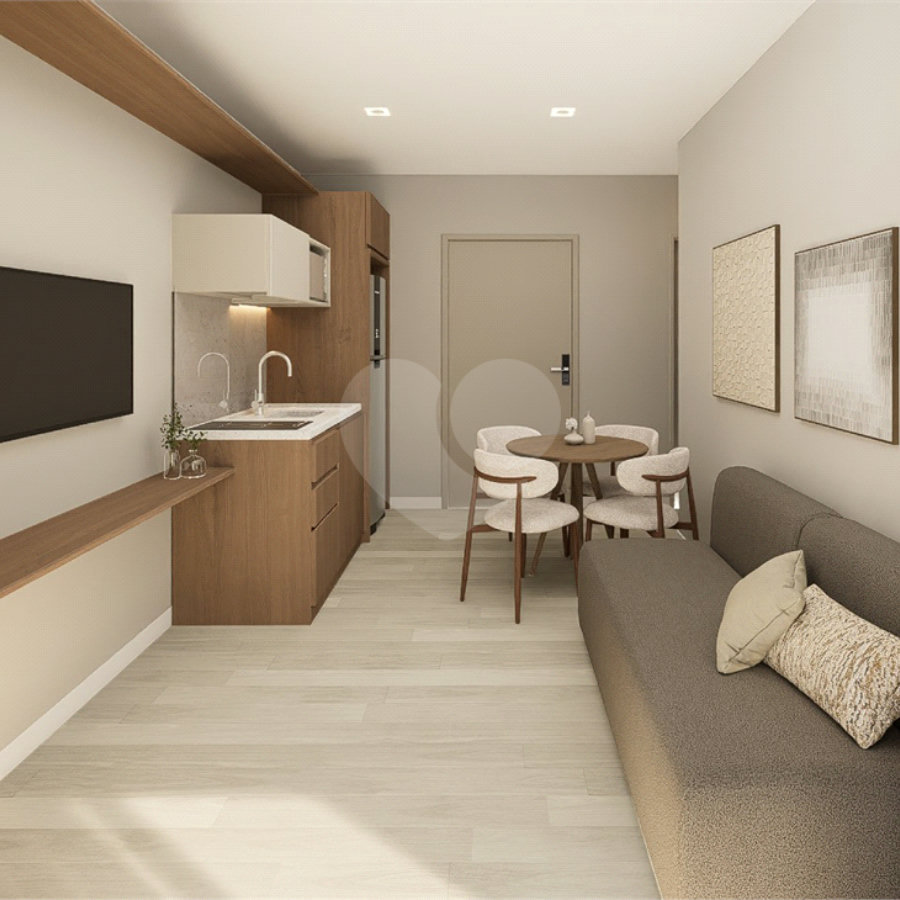 Apartamento mobiliado de 41m² à venda em Moema – 1 DORMITORIO MOBILIADO
