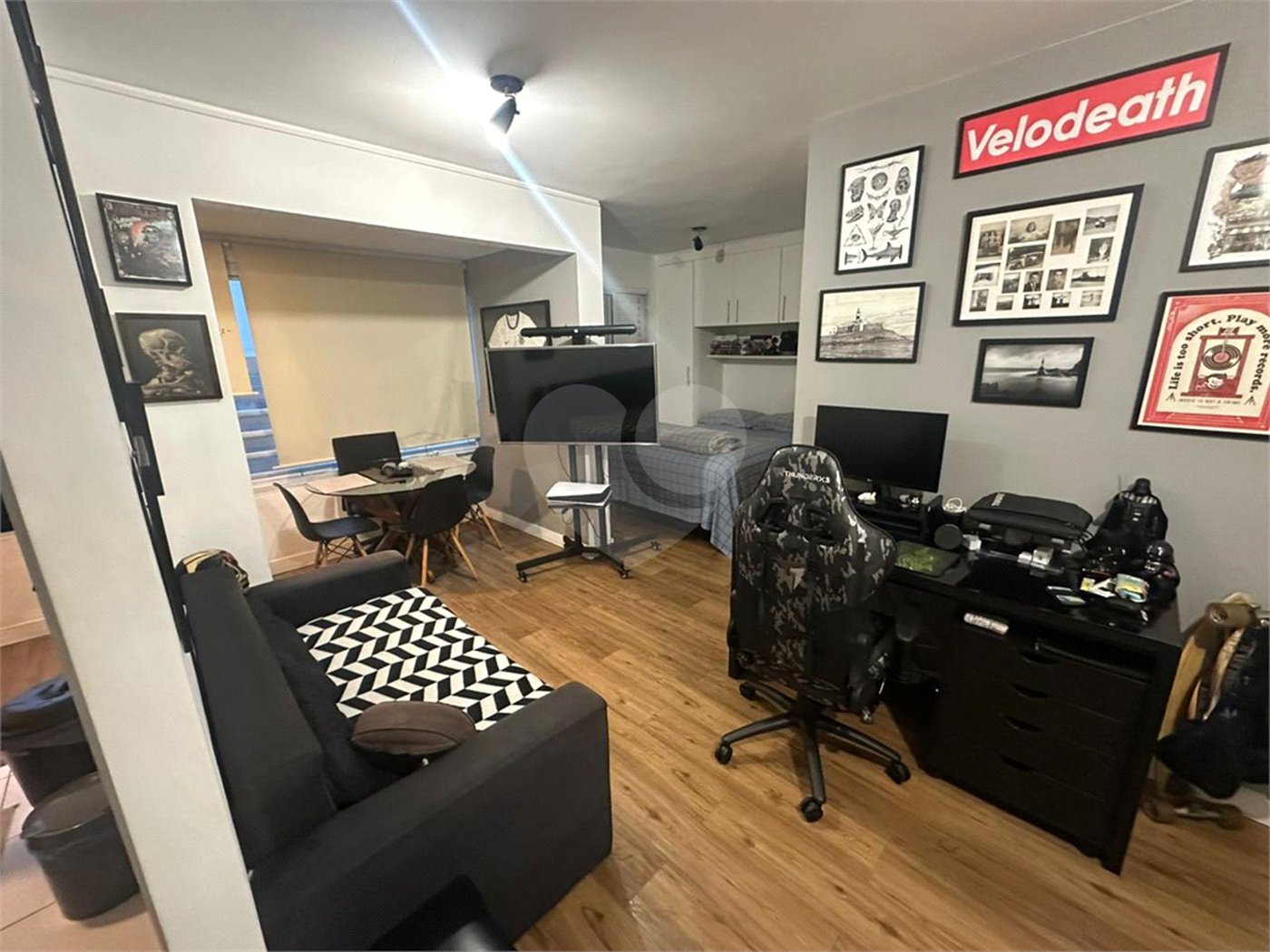Apartamento à venda Bela Vista, 38m², andar alto, 1 dormitório, 1 vaga, lazer, porteira fechada