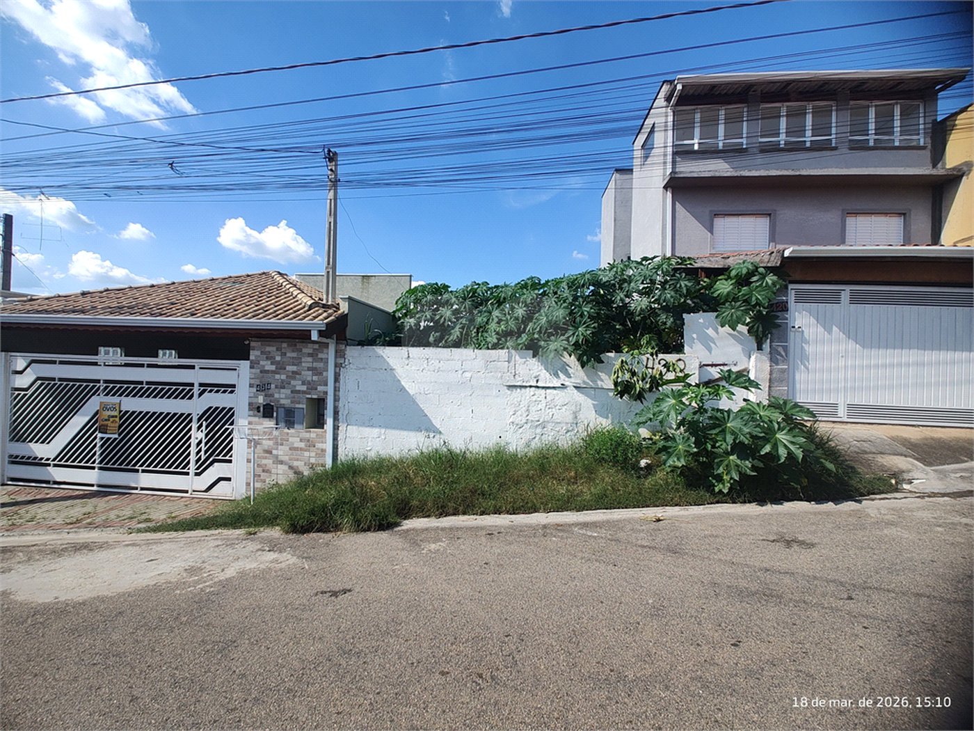 Terreno em Atibaia com 175 metros, projeto aprovado, pronto para construir