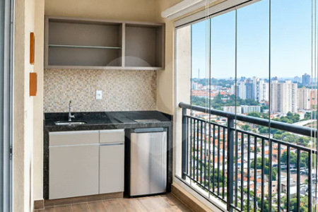 Apartamento mobiliado de 106 m² no Centro de São Bernardo, com 3 dormitórios, suíte, 3 vagas, vista livre e condomínio com lazer completo.