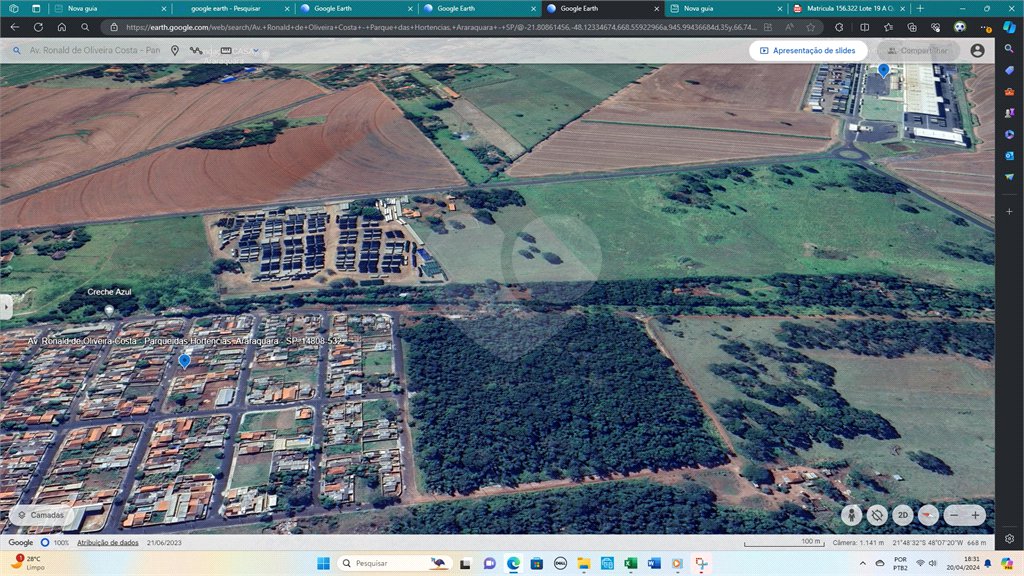 Terreno à venda em Parque das Hortências, Araraquara, SP