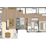 Apartamento à venda com 2 quartos, sendo 1 suíte,  em Jaguaré, São Paulo, SP