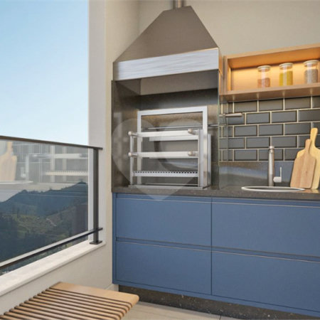 Apartamento à venda com 2 quartos, sendo 1 suíte,  em Residencial Jardins da Catalunha, Atibaia, SP