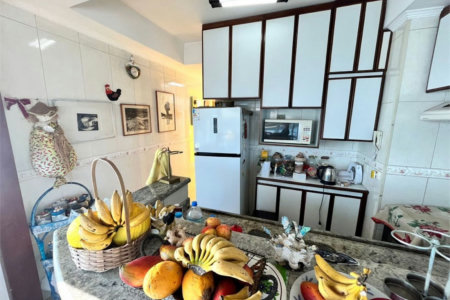 apartamento pé na areia com vista total para o mar em são vicente