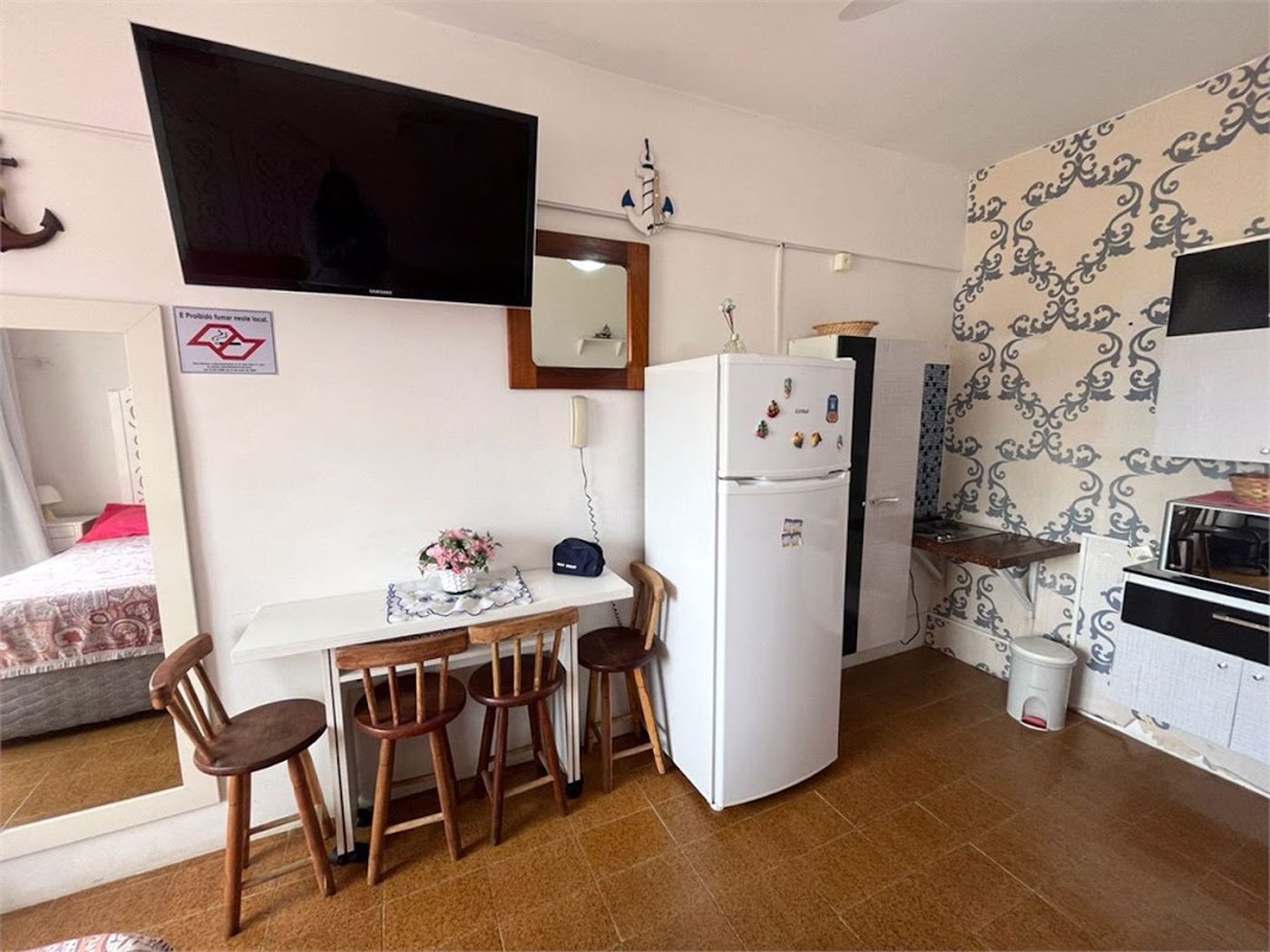 Apartamento com 1 dormitório à venda, 68 m² por R$ 280.000,00 - Pitangueiras - Guarujá/SP