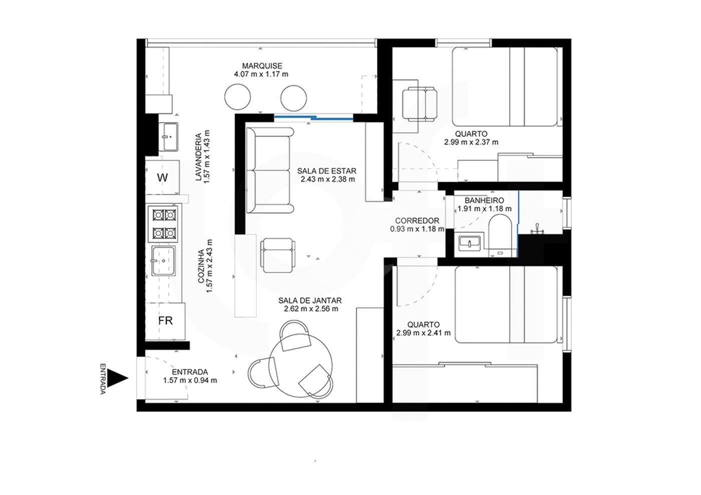 Apartamento à venda com 2 quartos em Parque Reboucas, São Paulo, SP