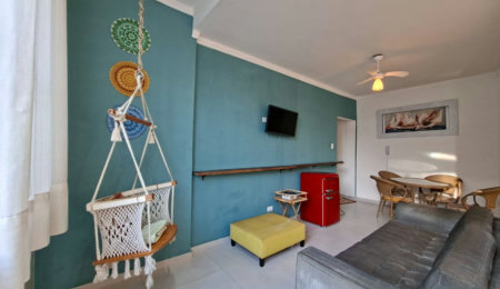 Apartamento com 1 dormitório à venda, 52 m² por R$ 450.000,00 - Aparecida - Santos/SP