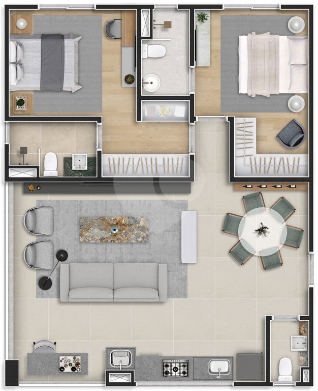 Apartamento à venda com 2 suítes em Moema, São Paulo, SP