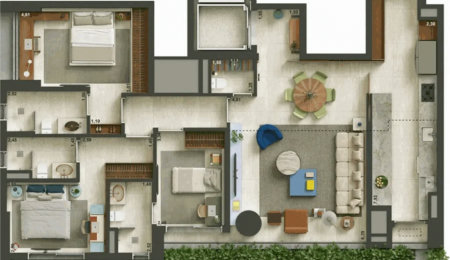 Apartamento à venda com 3 suítes em Cidade Monções, São Paulo, SP