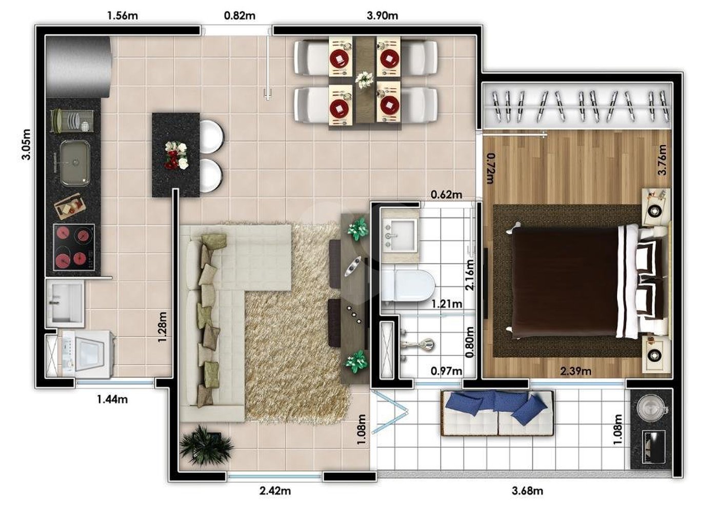 Apartamento à venda com 1 quarto em Vila Mazzei, São Paulo, SP