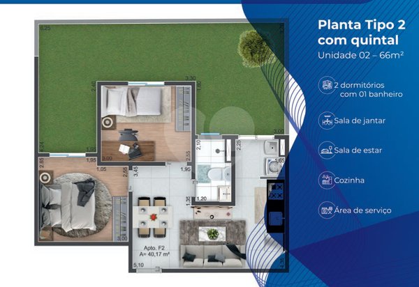 Apartamento 66m² 3