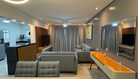 Apartamento com 2 dormitórios à venda, 96 m² por R$ 1.065.000,00 - Aparecida - Santos/SP