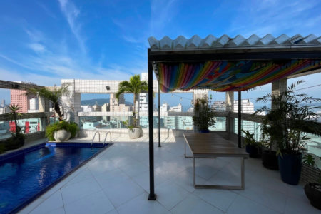 Cobertura com 3 dormitórios à venda, 320 m² por R$ 3.100.000,00 - Gonzaga - Santos/SP