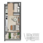Apartamento à venda com 1 quarto em Jardim das Acácias, São Paulo, SP