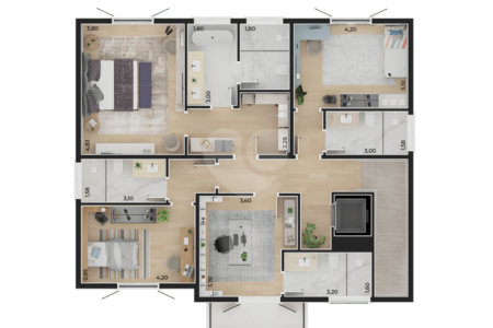 Casa à venda com 4 suítes no condomínio Vila Toscana, São Paulo - SP