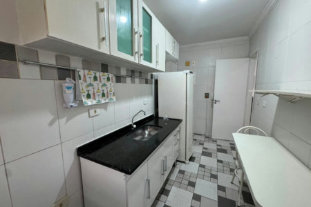 Apartamento com 3 dormitórios para alugar, 80 m² por R$ 4.000,02/mês - Balneário Cidade Atlântica - Guarujá/SP