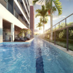 Apartamento mobiliado para alugar em Moema, em condomínio-clube