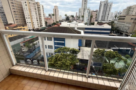 Apartamento com 3 dormitórios à venda, 142 m² por R$ 849.000,00 - Gonzaga - Santos/SP