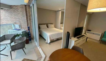 Apartamento com 1 dormitório à venda, 45 m² por R$ 780.000,00 - Gonzaga - Santos/SP