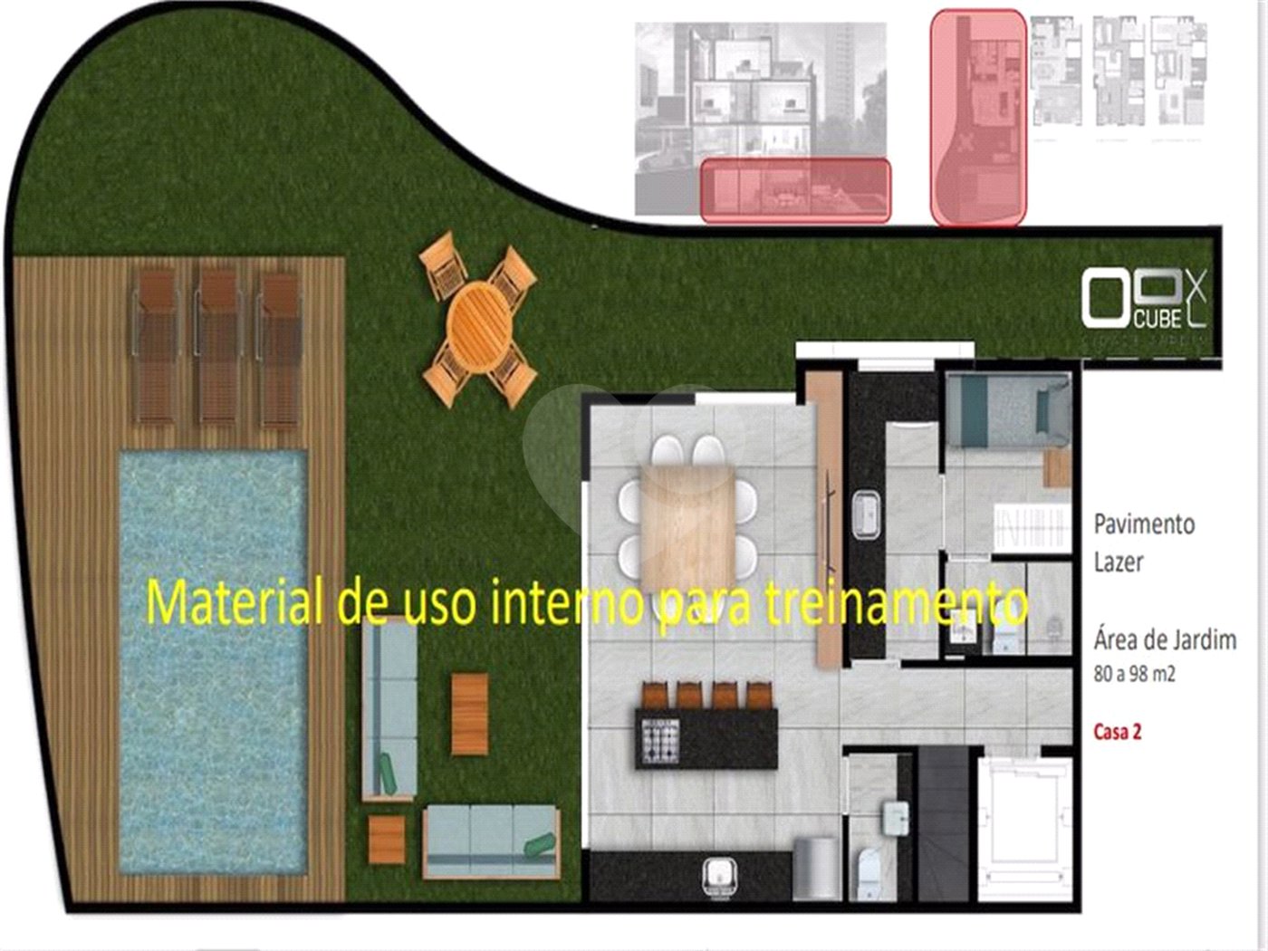 Casa à venda com 4 suítes no condomínio Cube Cidade Jardim, São Paulo - SP