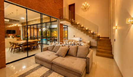 Casa à venda com 4 quartos, sendo 4 suítes, no condomínio Residencial Villa Dumont, Três Lagoas - MS
