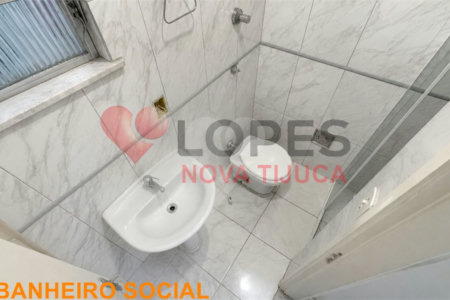 Apartamento à venda com 2 quartos, sendo 1 suíte, em Tijuca, Rio de Janeiro, RJ