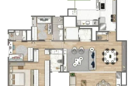 Apartamento à venda com 3 suítes em Vila Sofia, São Paulo, SP