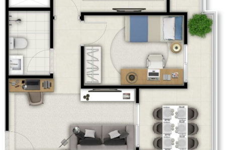 Apartamento à venda, 72 m² por R$ 810.000,00 - Encruzilhada - Santos/SP