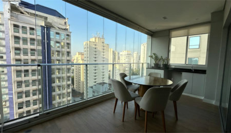 Apartamento para alugar com 1 suíte em Moema, São Paulo, SP